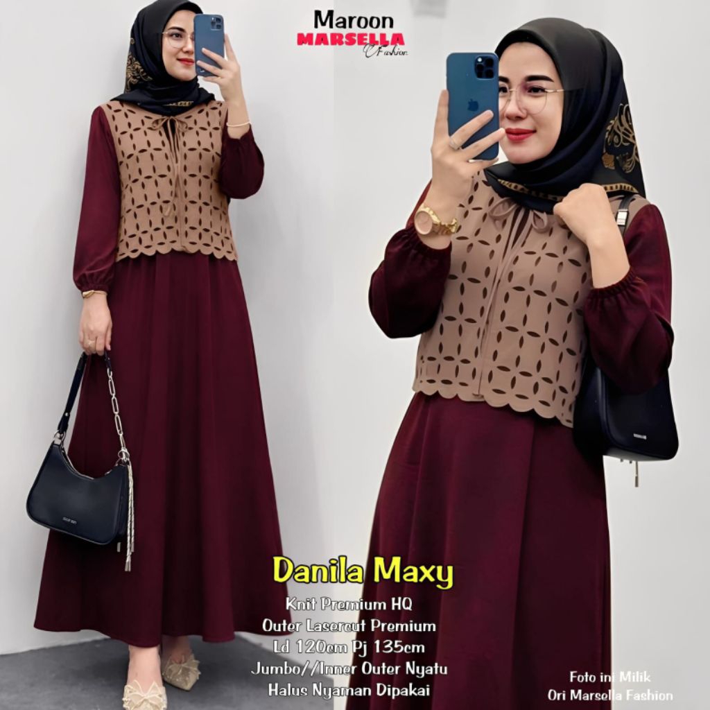 Gamis jumbo / jumbo maxi / dress kalvin jeans / gamis bahan denim diana