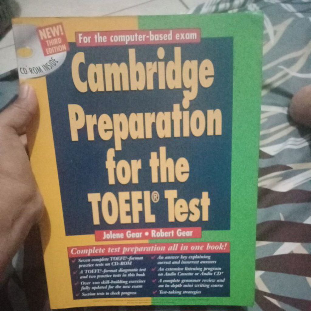 buku Cambridge preparation for the TOEFL test