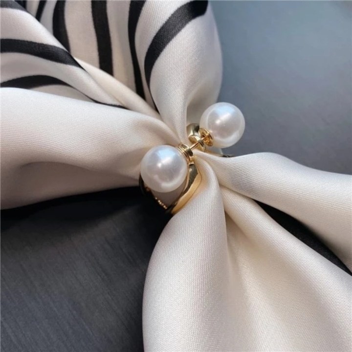 Bros Cincin Hijab / Krudung / Syal bulat Mewah