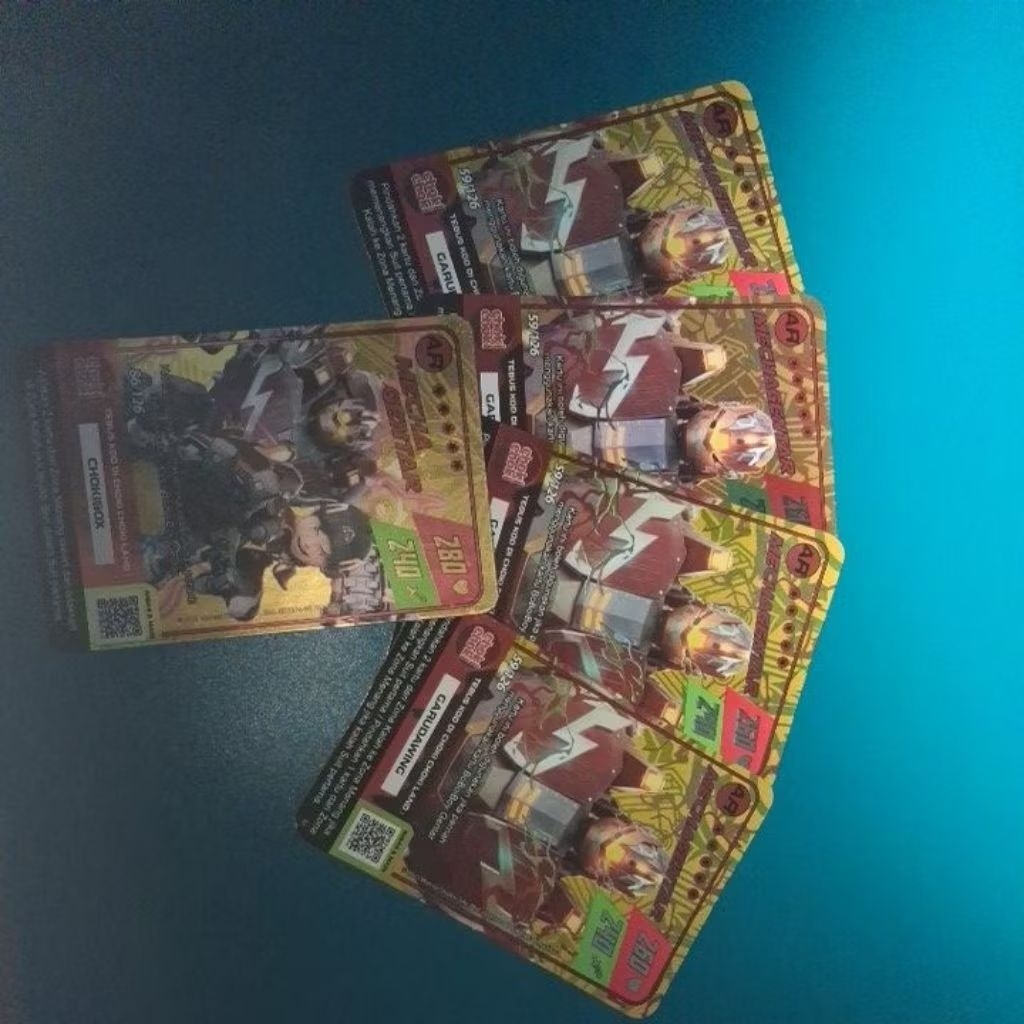 Boboiboy Monsta galaxy card Ar Mecha Gentar Ss1 dan Ss2