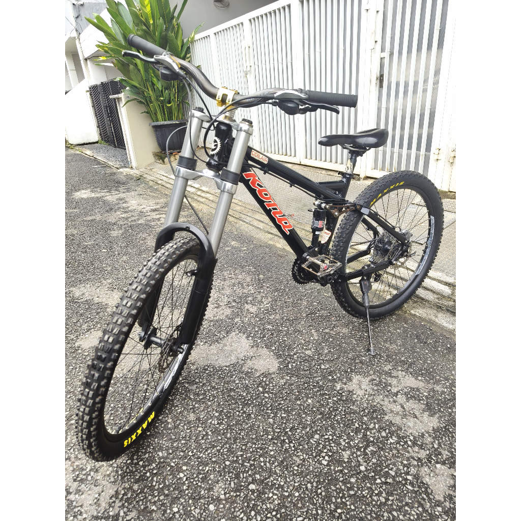 Sepeda MTB Kona Coilair Full Suspension DH, siap trabas