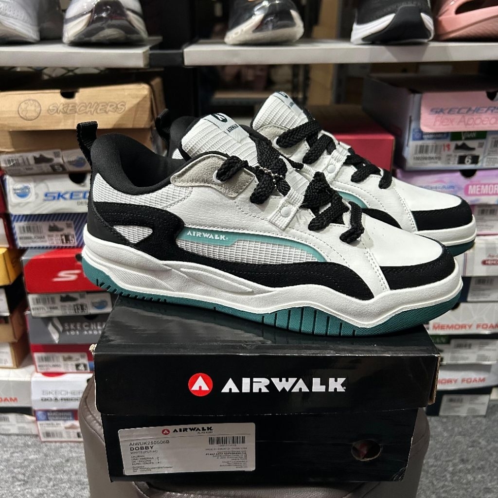 SEPATU SNEAKERS PRIA AIRWALK DOBBY WHITE