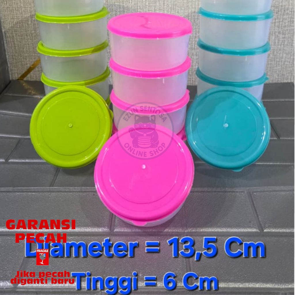 (12 pcs) Toples Mutiara Bening 500 Mini Toples Snack Lebaran Mini Ttm
