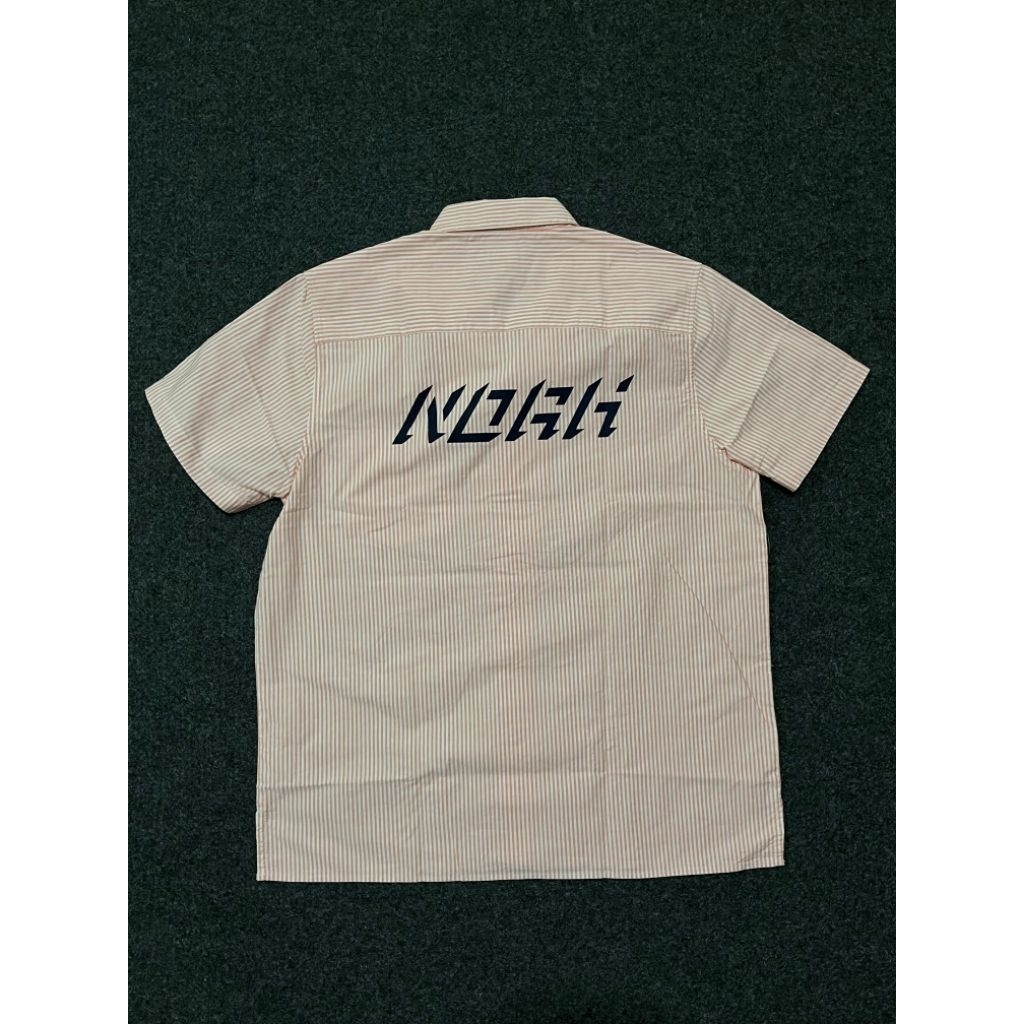NOAH NYC BAR LOGO STRIPE SHIRTS