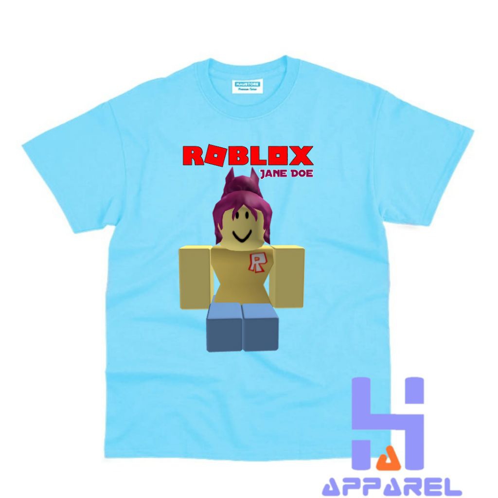 BAJU ANAK KAOS ANAK KARAKTER JOHN DOE X JANE DOE FORSAKEN ROBLOX JANE DOE