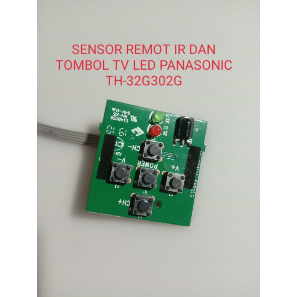 Sensor remot IR dan tombol tv led PANASONIC TH-32G302G