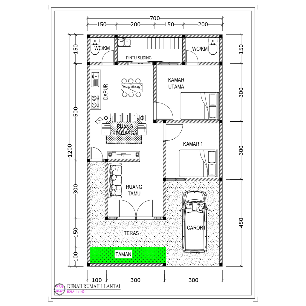Jasa Gambar Denah Rumah/Bangunan 2D Layout 2D Minimalis Arsitek Rumah Lantai 2 Ruko Gudang Kost