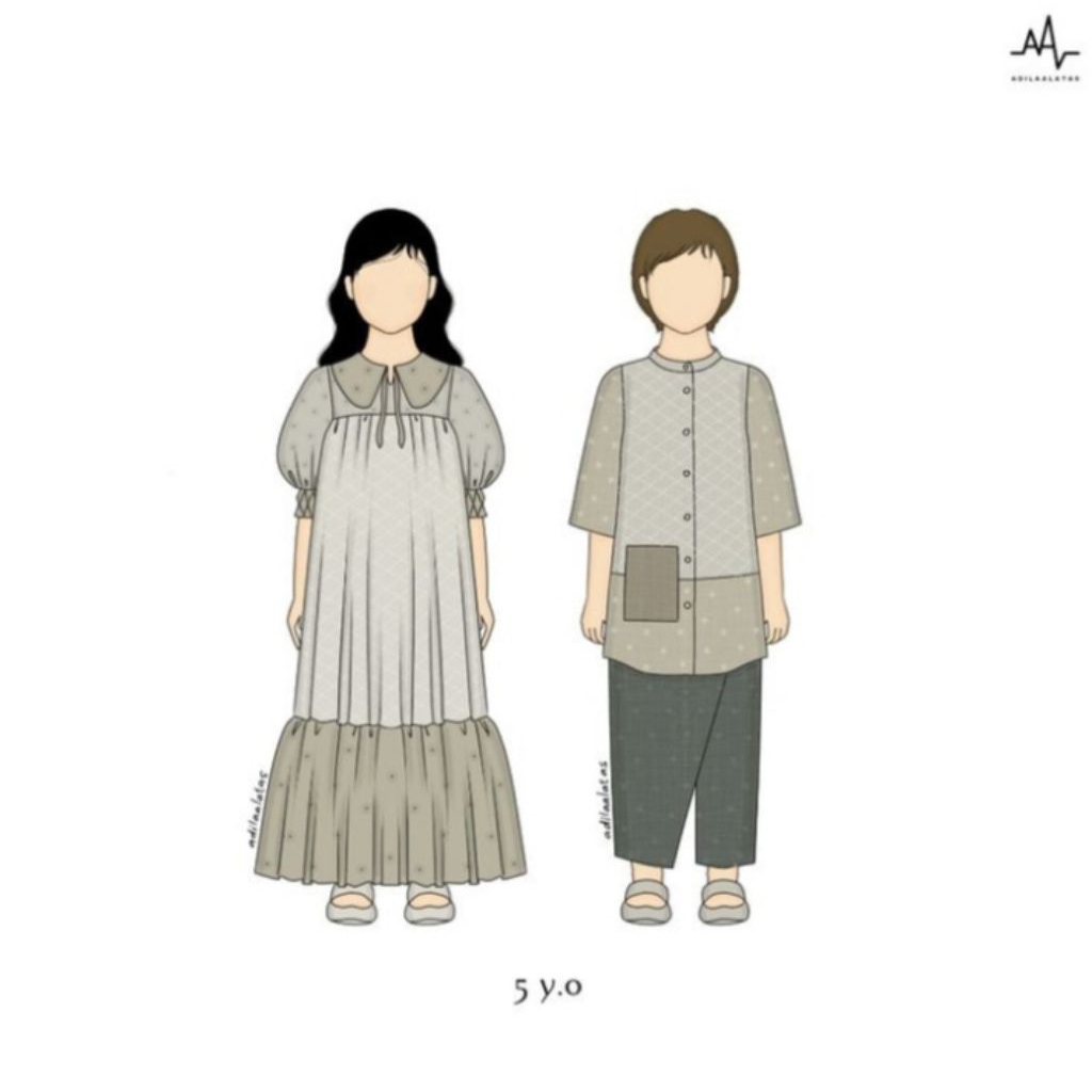 baju gamis anak perempuan kekinian (lihat deskripsi)