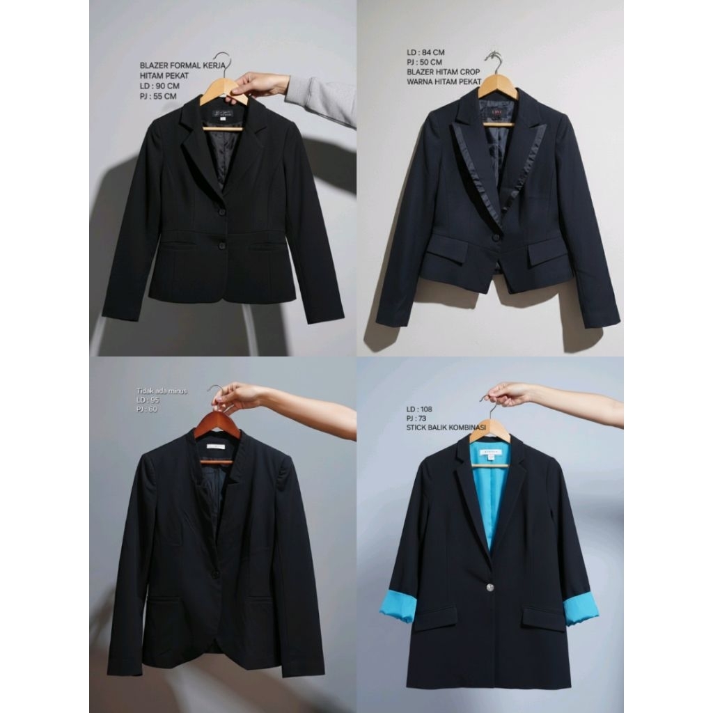 [PRELOVED] BLAZER HITAM WANITA