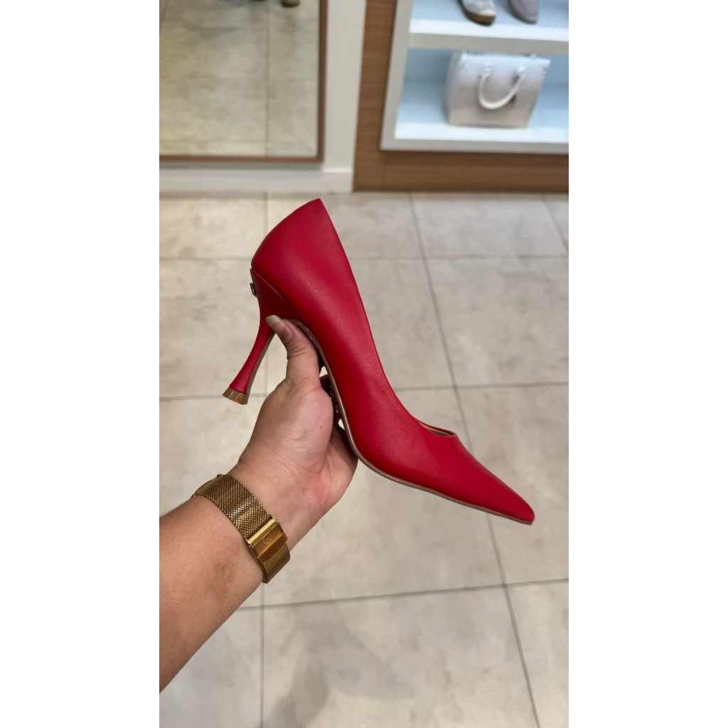 Steve Madden Heels Red Original Resmi