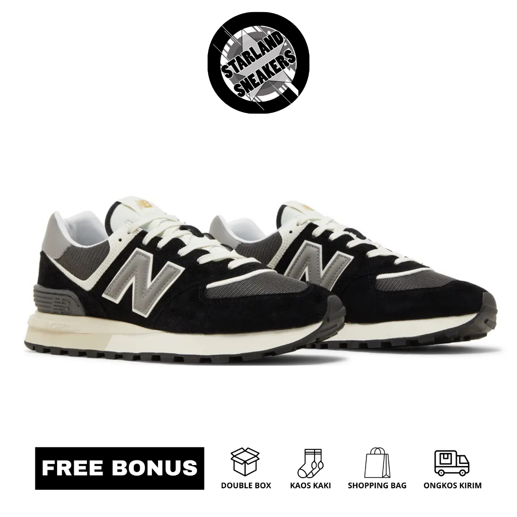 StarlandSneakers - Sneakers NB 574 Legacy Black Marblehead Made in Vietnam 100%