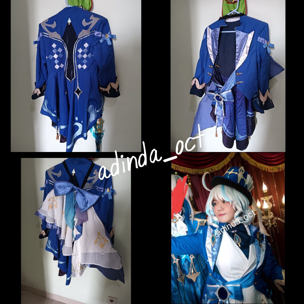 Furina pneuma white Cos Monenjoy + Weapon