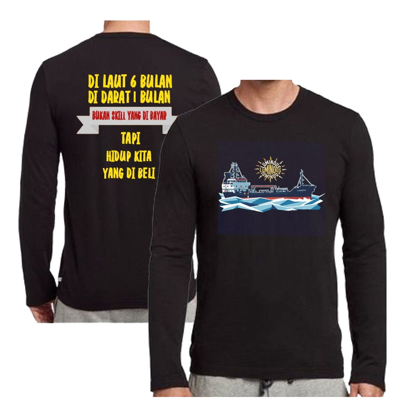 kaos pelaut indonesia / baju t shirt pelayaran marine seaferer/ kaos kapal laut