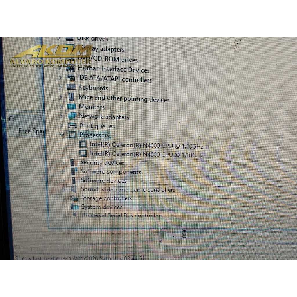 Motherboard Laptop Lenovo Ideapad 330-14IGM Intel Celeron N4000