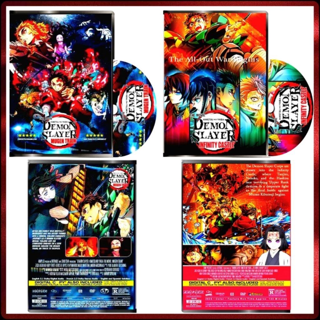 KASET DVD ANIME DEMON SLAYER TERBARU