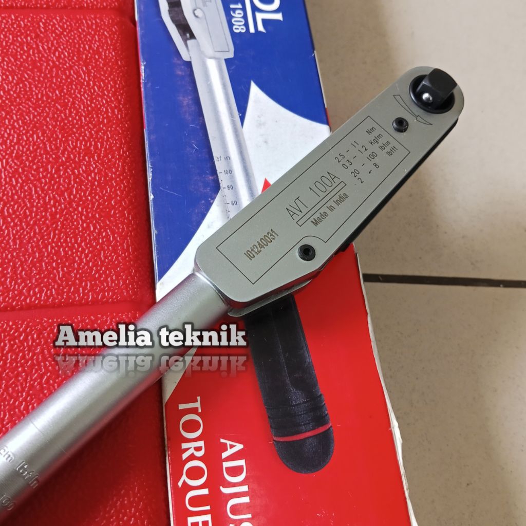 BRITOOL AVT- 100 A 3/8" 2.5 - 11NM Kunci Torsi AVT -100A