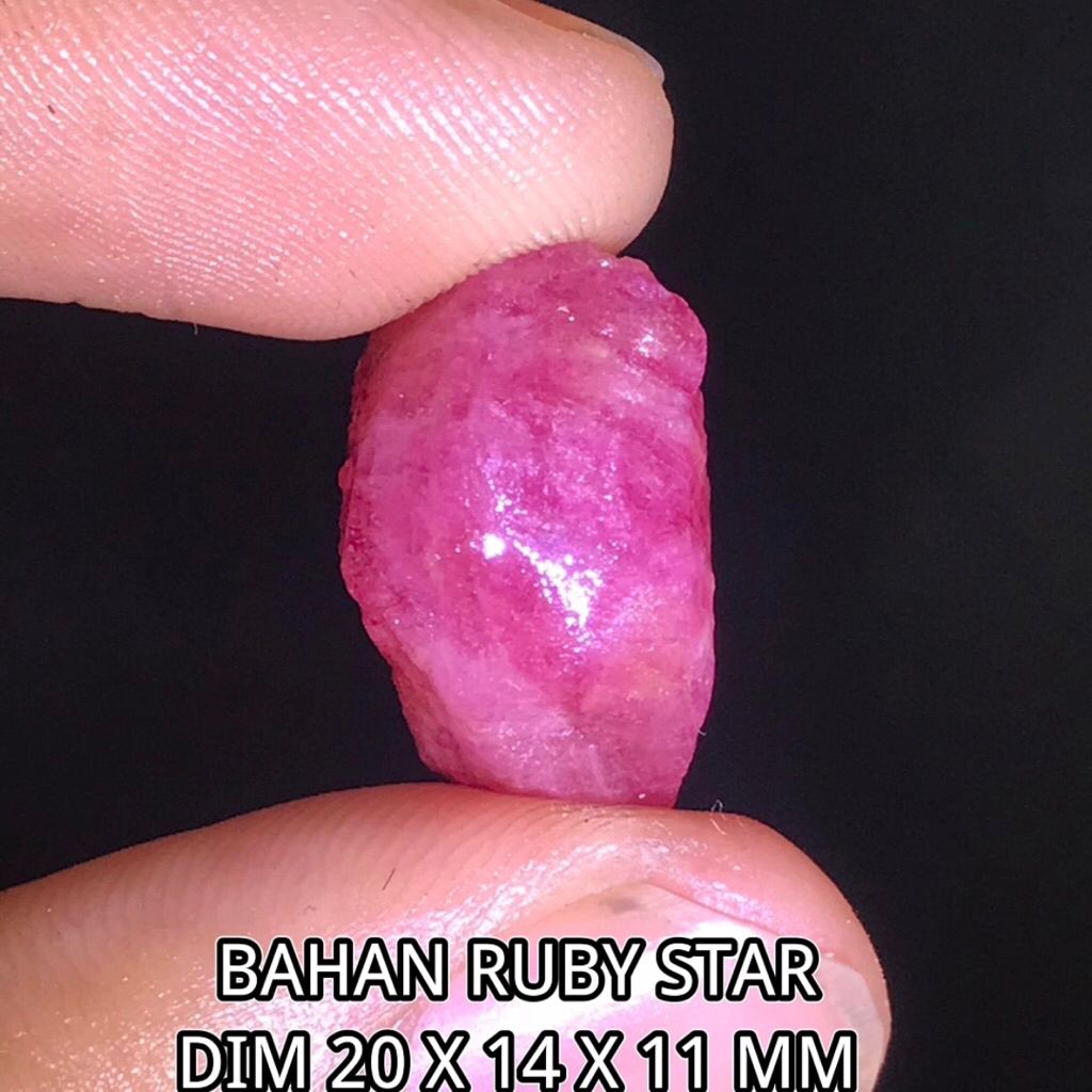BAHAN RUBY STAR DIM 20 X 14 X 11 MM