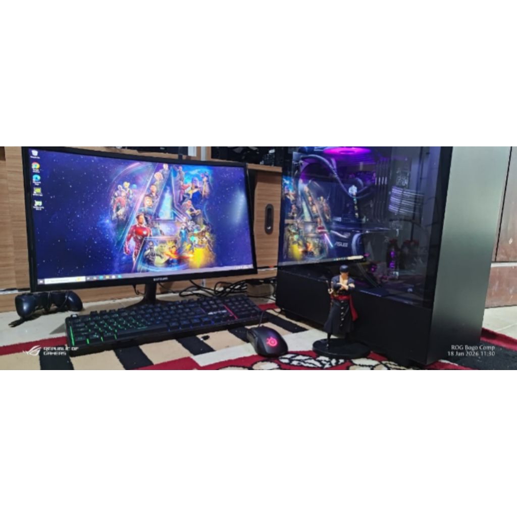 PC fullset gaming gas