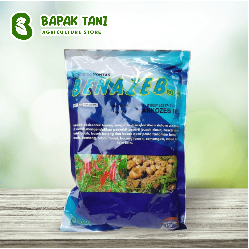 Fungisida Benazeb 80 WP Blue 1 Kg