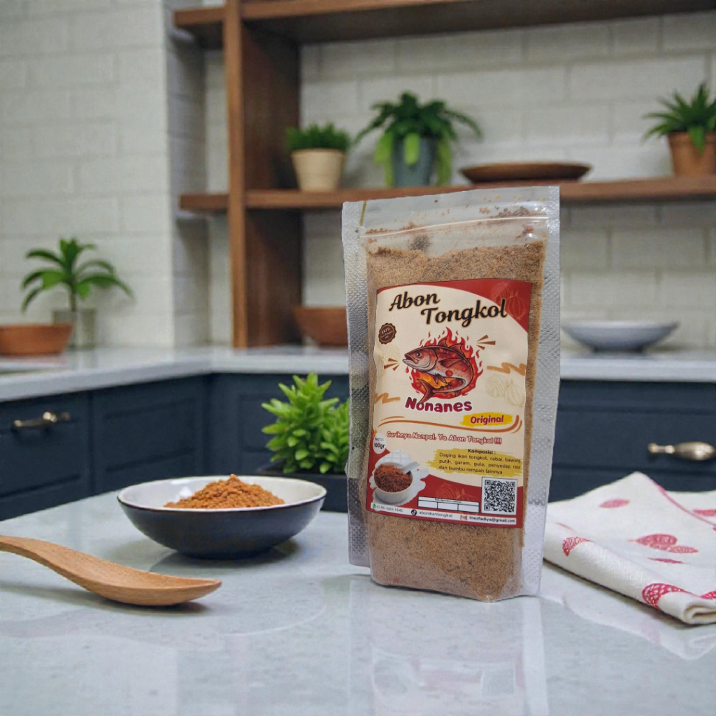 Abon ikan tongkol - abon tongkol nonanes 100gr- abon tongkol original - lauk praktis bergizi - asli 