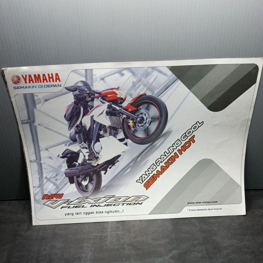 poster brosur leaflet Yamaha Vixion fuel injection