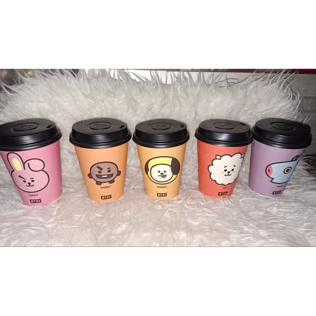Take ALL BT21 Dunkin Dounut Tumbler Rare New Sealed