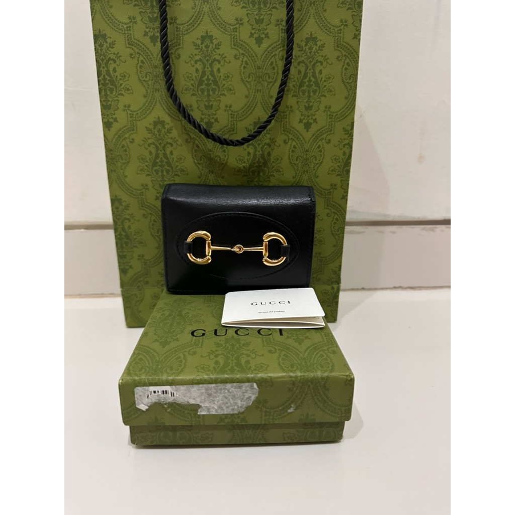Gucci Horsebit bifold black wallet