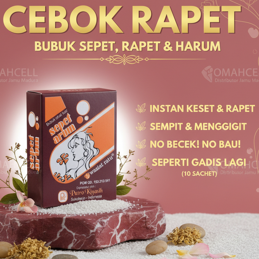 RAPET INSTAN CEBOK RAPET Jamu Obat Herbal Sepet Asli Madura Mengencangkan Merapatkan Perapat Pengenc
