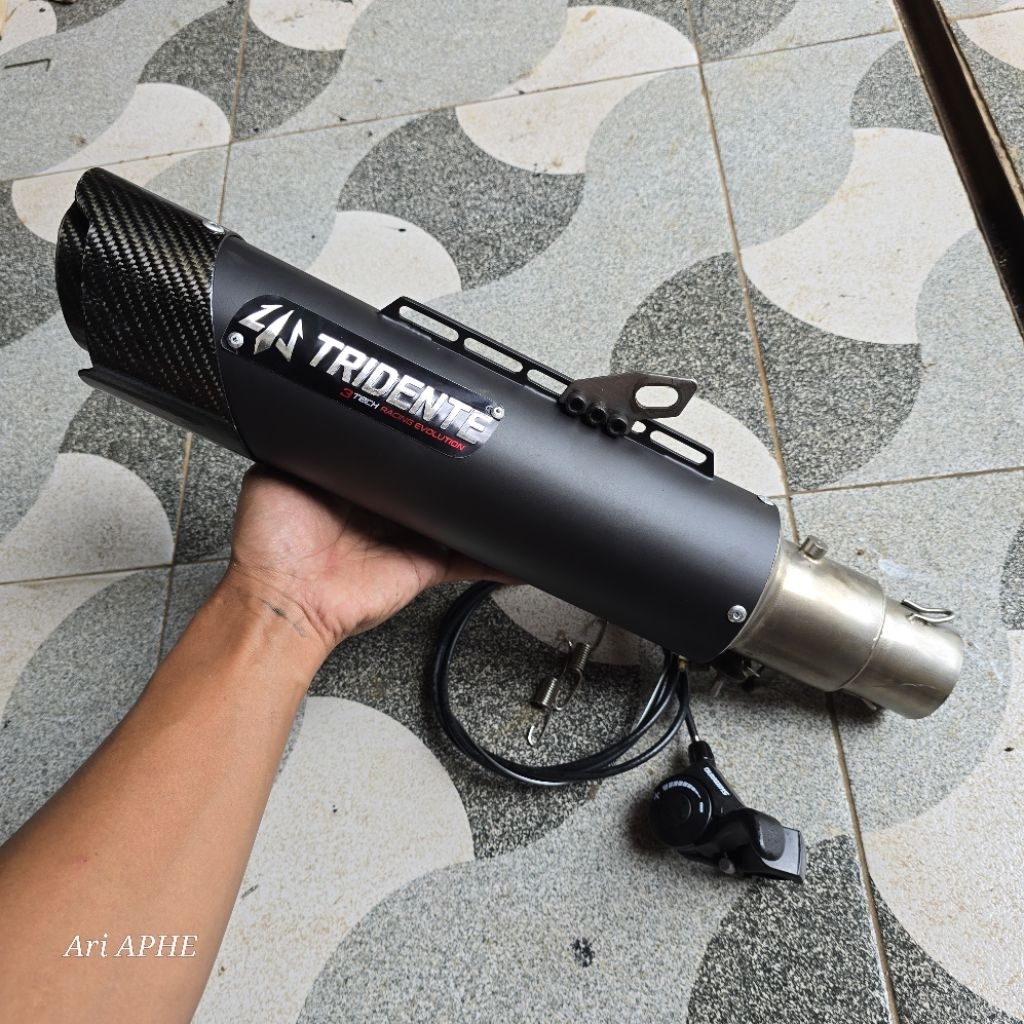 slincer silincer knalpot tridente f20 raptor original