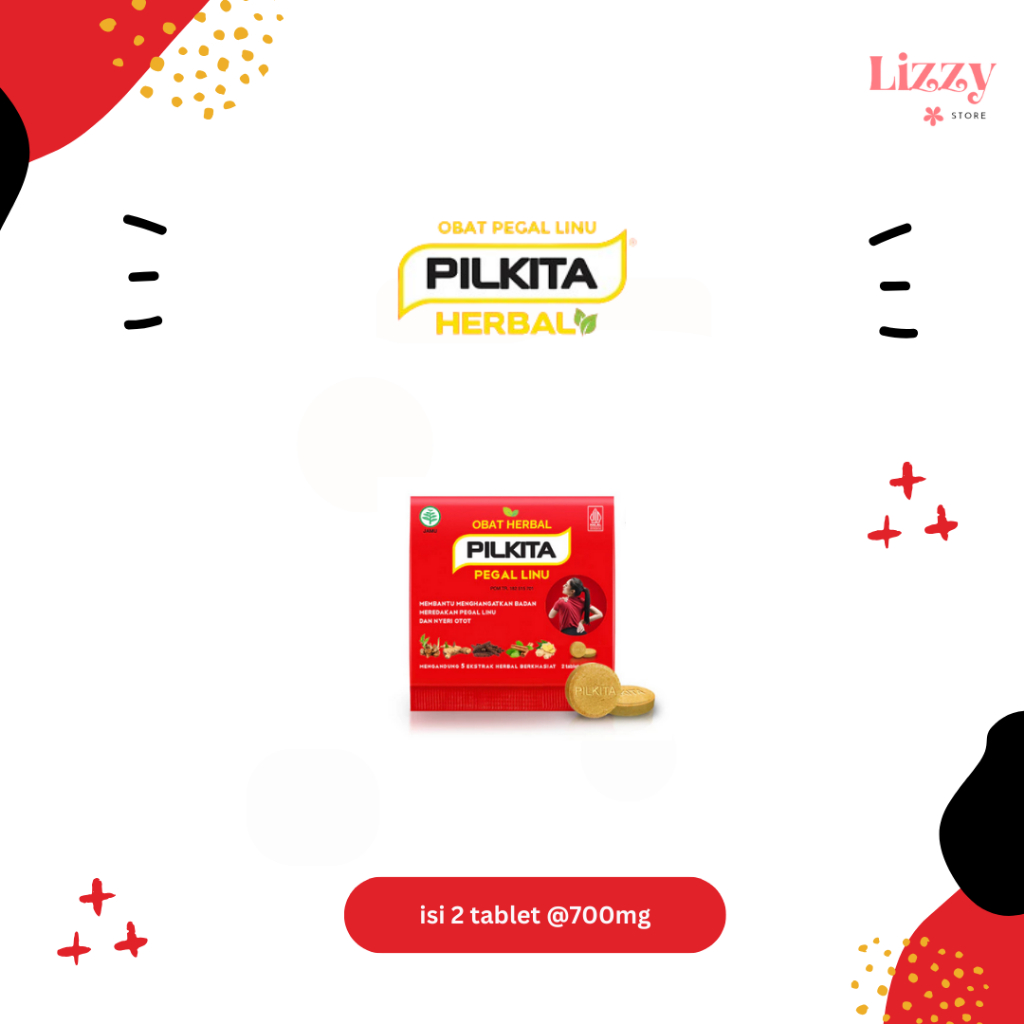 Pilkita Obat Herbal Membantu Meredakan Pegal Linu 2 tablet