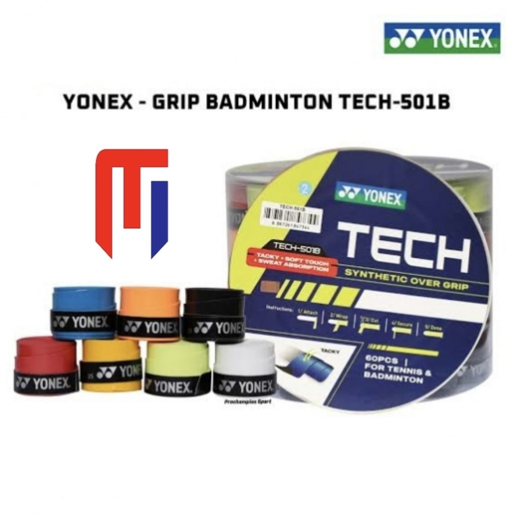 Grip Raket Yonex 501B Badminton Bulutangkis Tenis Karet