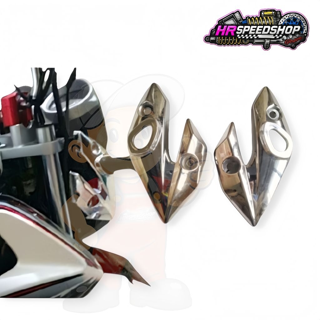 Kupingan lampu depan Vixion old dudukan lampu depan sein riting vixion old set sepasang