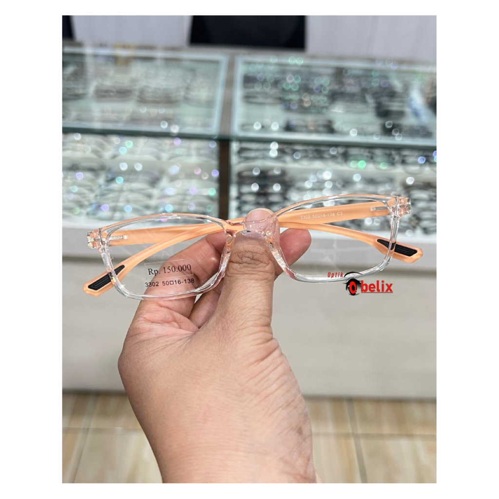 Optik Obelix, Kacamata Minus Tracy Model Kotak Kecil || Kacamata Minus Kecil Pria Wanita Antiradiasi