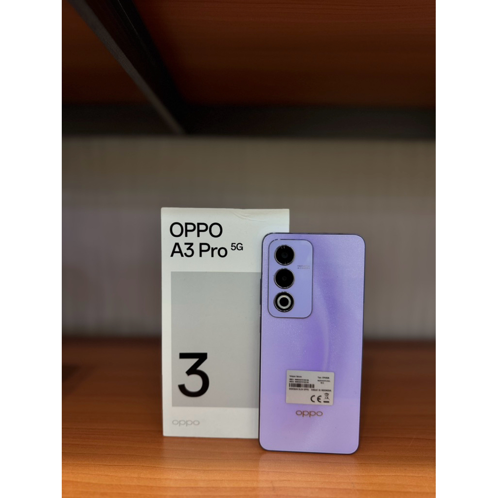 HP SECOND OPPO A3 PRO 5G RAM 8/256 GARANSI RESMI FULLSET