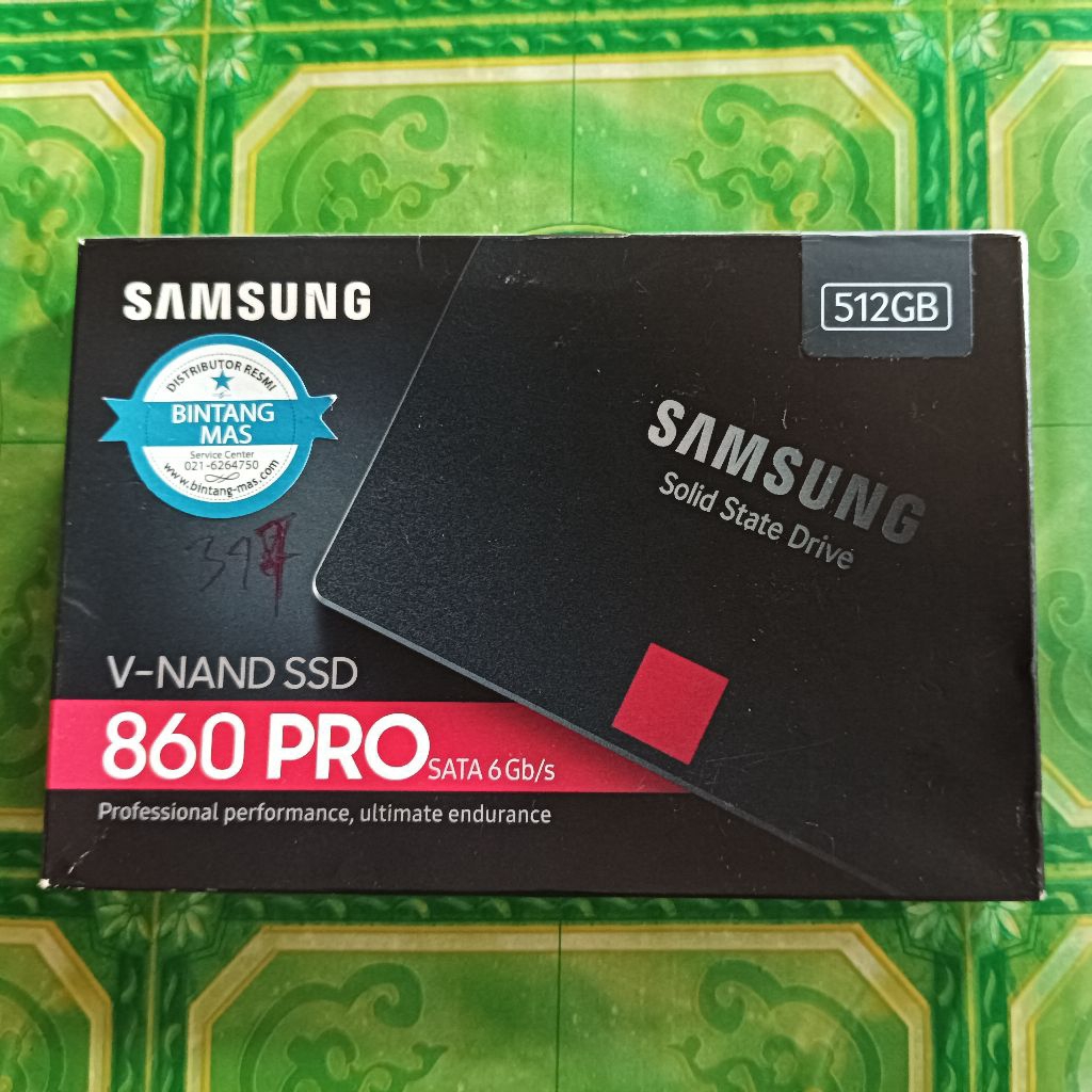 SSD SAMSUNG 860 PRO 512GB ORIGINAL [BNOB]