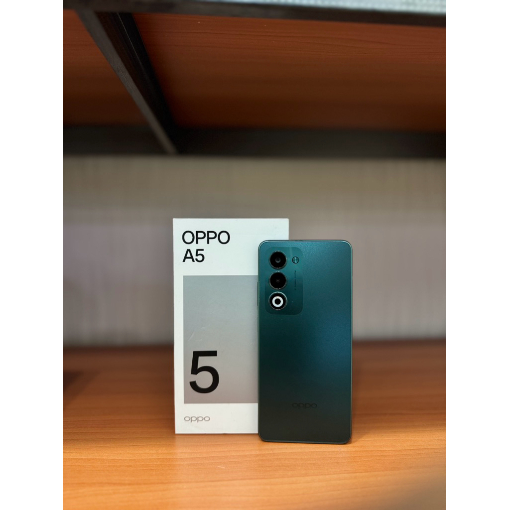 hp second oppo a5 8/128 garansi resmi fullset