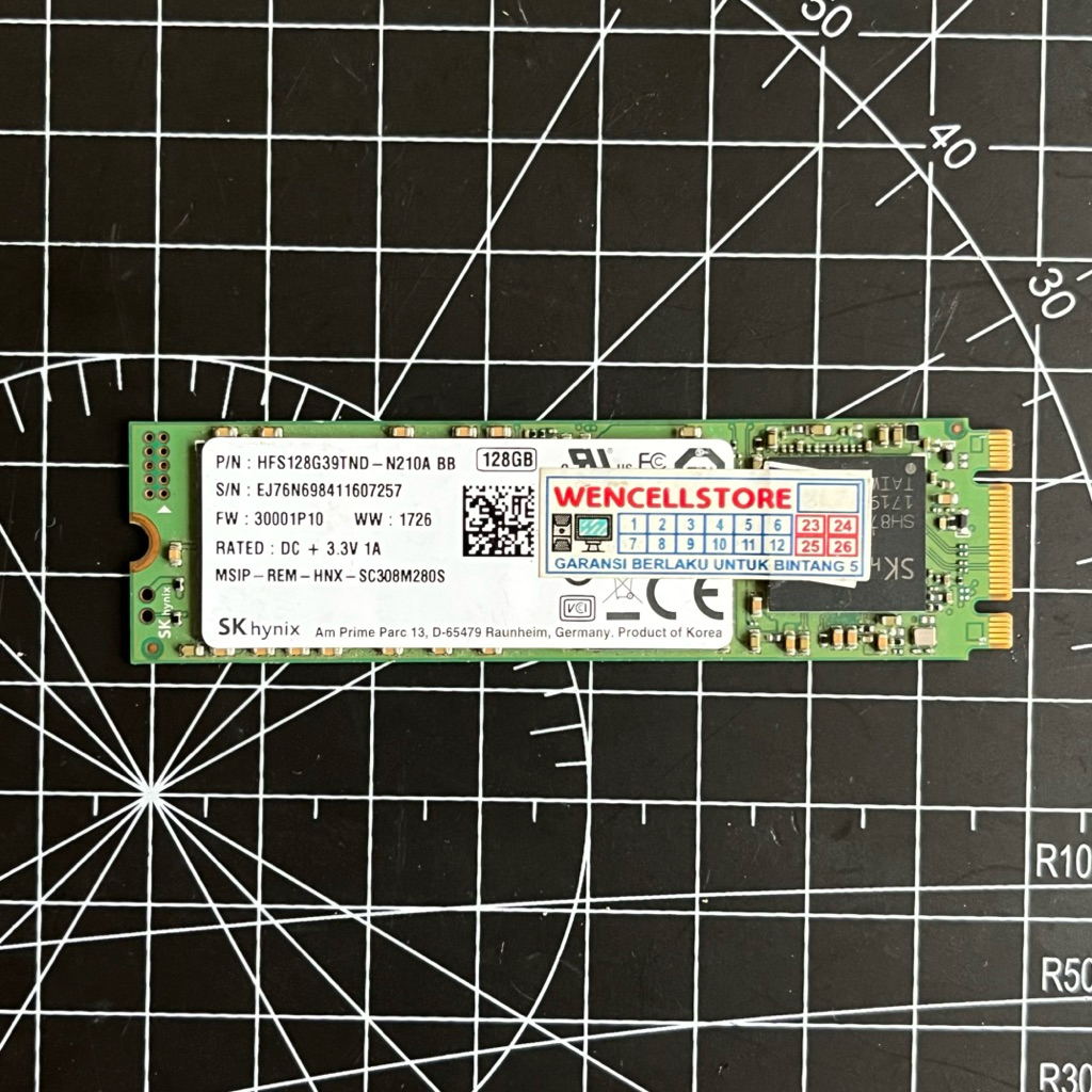 SSD M.2 SATA SKhynix 128GB RUSAK