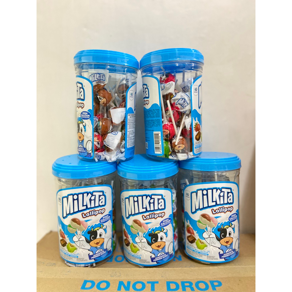 PERMEN MILKITA LOLLIPOP TOPLES - PERMEN SUSU exp 2027