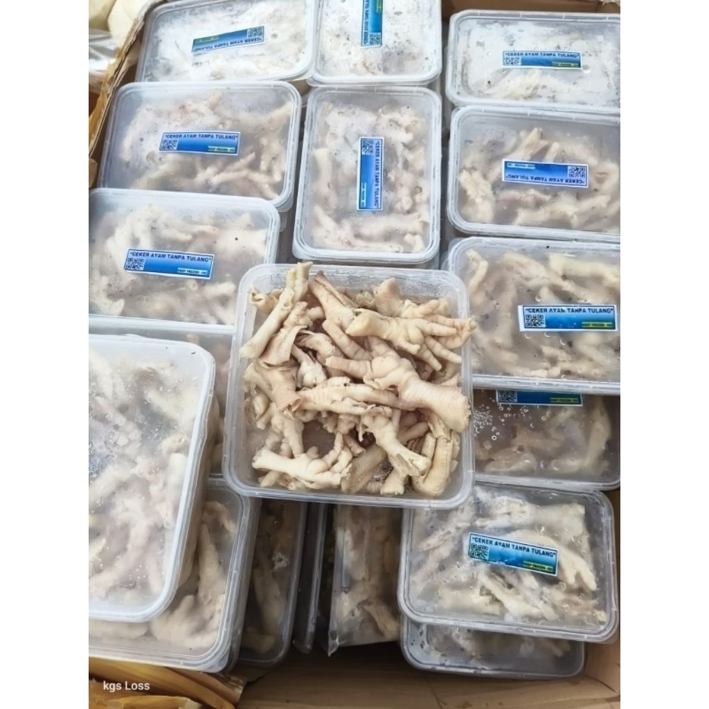 Ceker Tanpa tulang 1 kg Ceker Ayam Tanpa Tulang Siap Masak