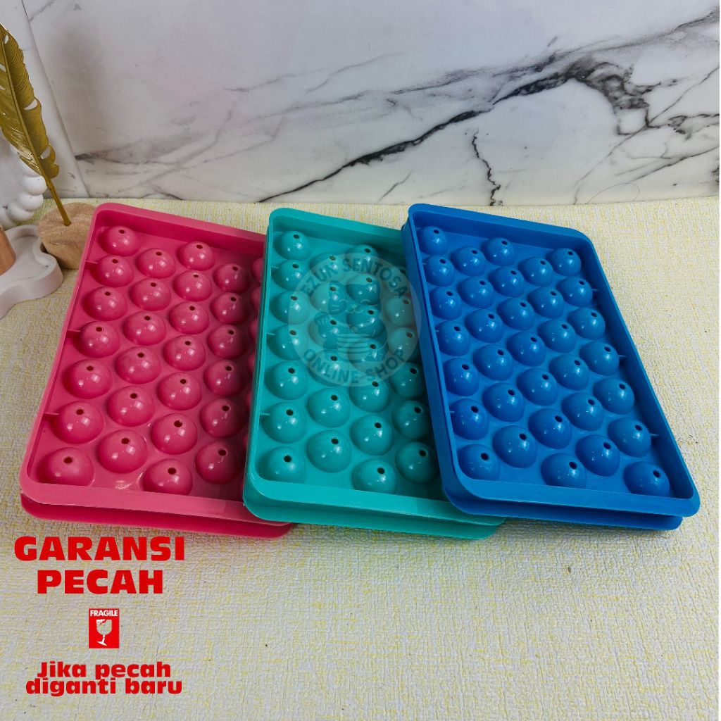 Cetakan Es Batu Bulat Isi 33 Lubang Murah
