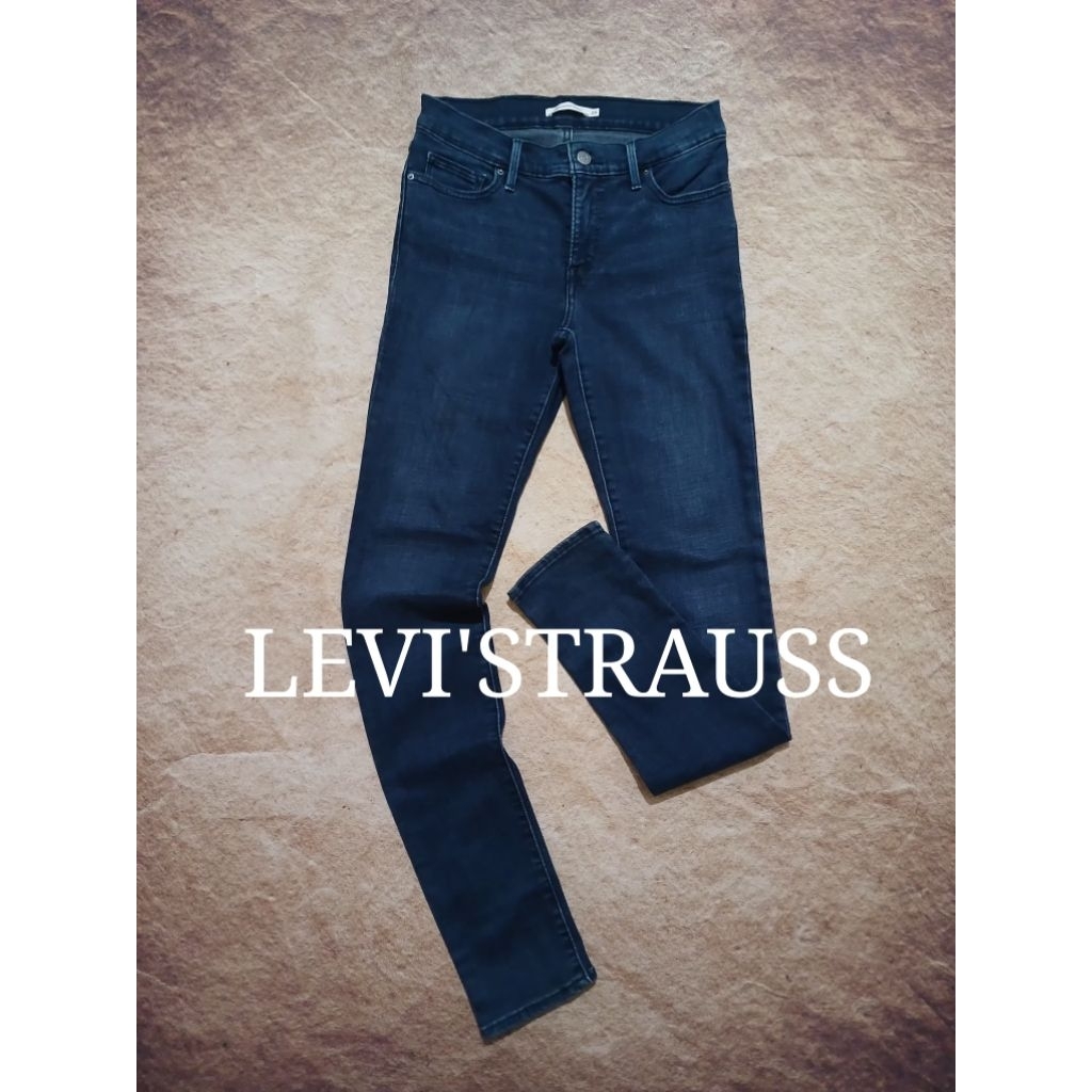 Celana jeans merek ternamaan skinny bahan ngaret bekas