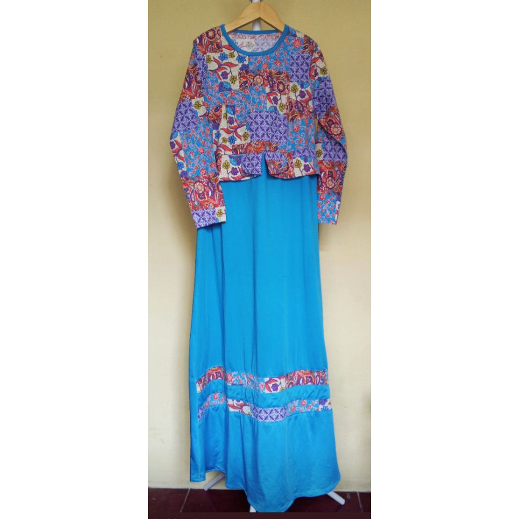 204. obral gamis daily / gamis rumahan batik jersey