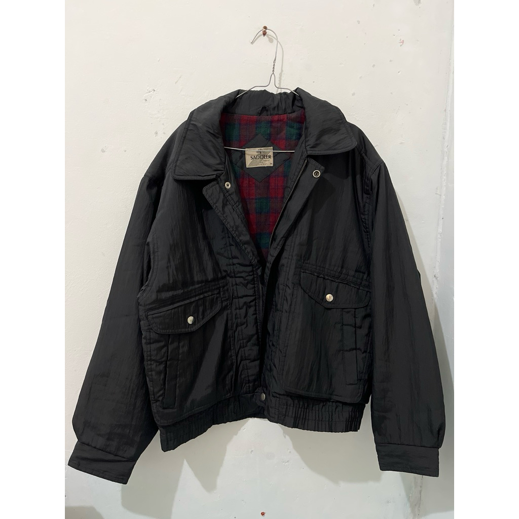 JACKET JAKET HITAM THRIFT PREMIUM