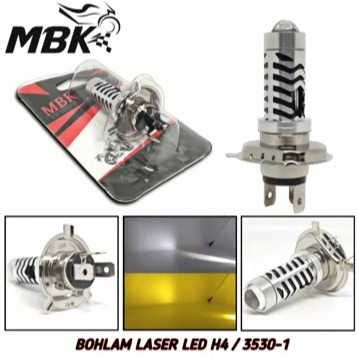 LAMPU DEPAN LED H4 LASER LAMPU LED XCASE 12V/18Watt ALL MOTOR VIXION BYSON VERZA CB150 DLL