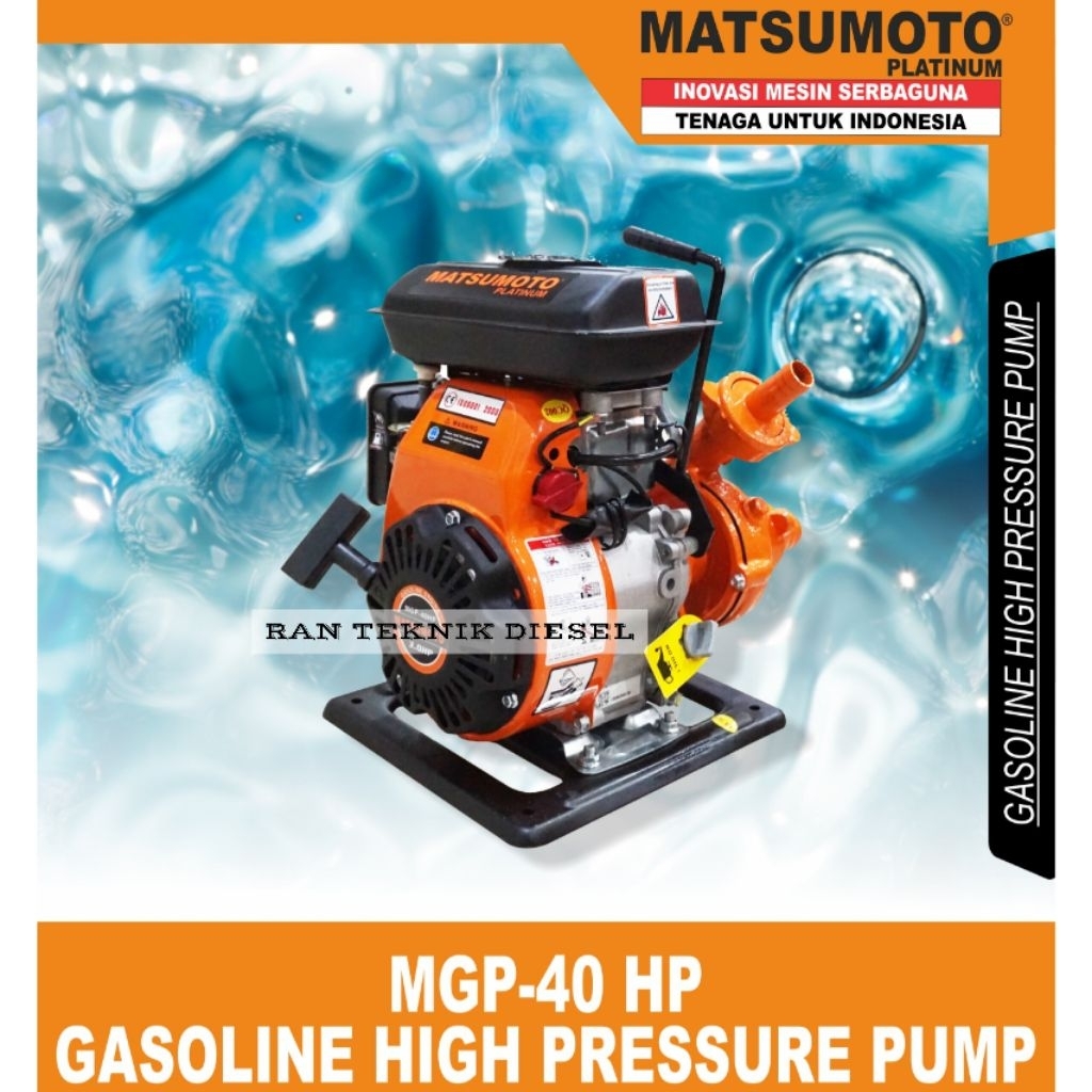 Mesin Pompa Air Tekanan Tinggi MATSUMOTO MGP 40 HP / 1.5 Inch