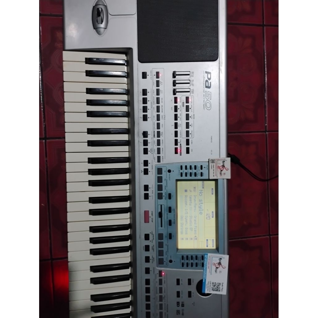 keyboard musik/ piano digital/ organ tunggal/ KORG pa50 USB/ plasdisk second
