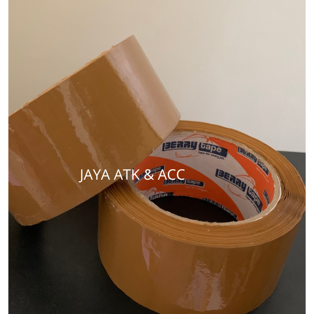 LAKBAN MURAH//LAKBAN COKLAT/LAKBAN BERRY COKLAT BERRY 90YARD //LAKBAN PACKING