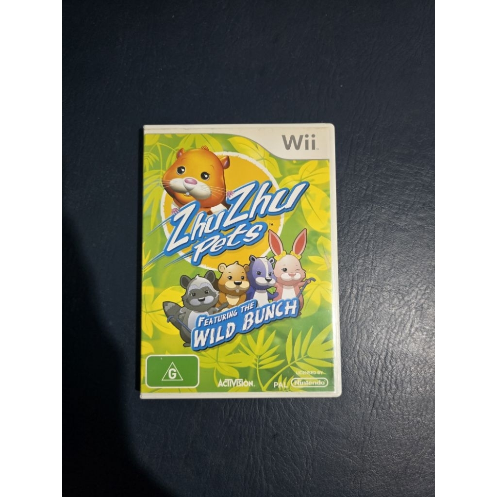 Nintendo Wii Games Zhuzhu Pets Featuring The Wild Bunch Catridge BD Kaset CD Game Retro Ori Original