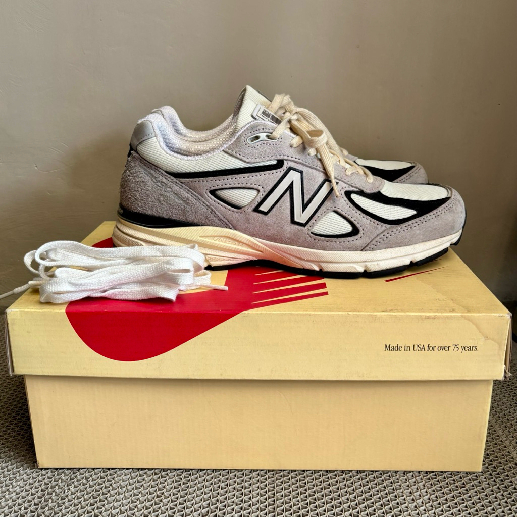 New Balance 990 V4 Teddy Santis Grey Original