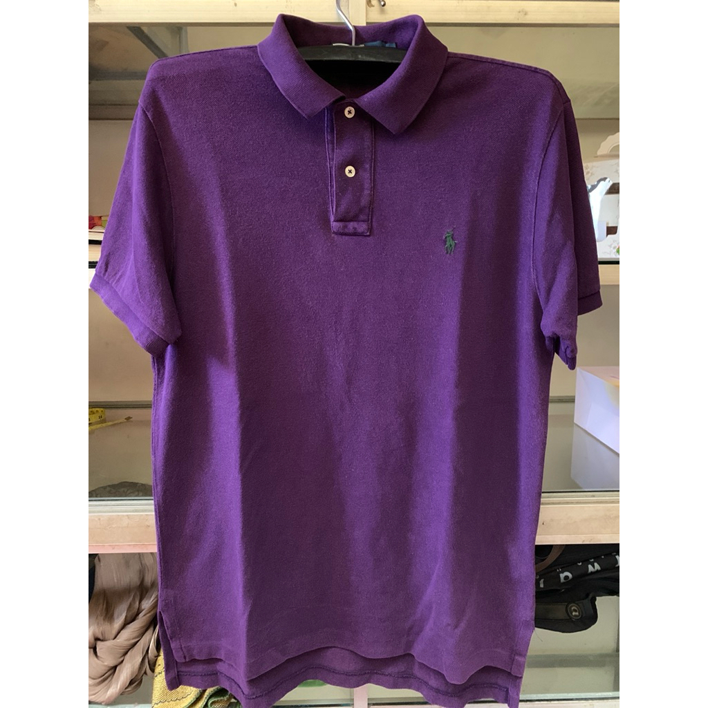 ​Polo Ralph Lauren Original Ungu Rare Color - Kaos Kerah Pria Purple